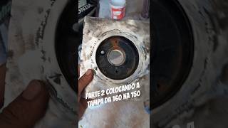 Parte 2 como colocar a tampa da 160 no tanque da Titan 150 preta 2007 [upl. by Yrro180]