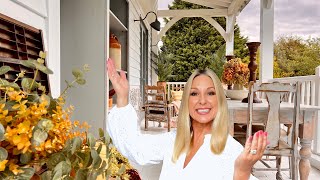 Stunning Fall Porch Makeover DIY Decor Thrifted Finds amp Stylish Ideas Ep1 [upl. by Odnala855]