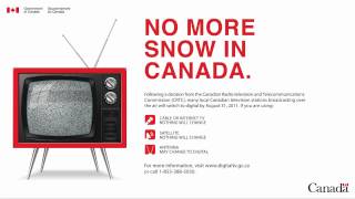 Radio Ad  Canadas Transition to Digital Television DTV [upl. by Pope]