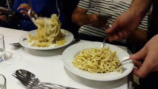 The best Pasta Cacio e Pepe in Rome Italy [upl. by Suollecram]