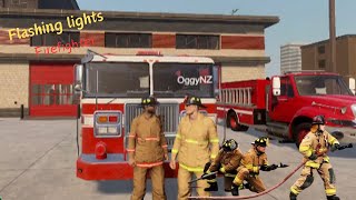 New video Firefighter Two men vs the flame Flashing lights multiplayer [upl. by Anev]