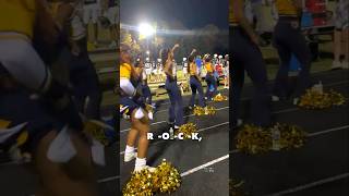 💛💙🤍 cheerleading cheer football highschool [upl. by Eseyt]