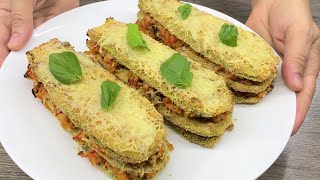 Zucchini ohne Braten Gebackene Zucchini schmecken besser als Fleisch lecker und einfach [upl. by Denney]