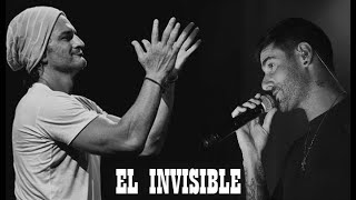 EL INVISIBLE  Ricardo Arjona ft Melendi LetraLyrics [upl. by Nedak556]