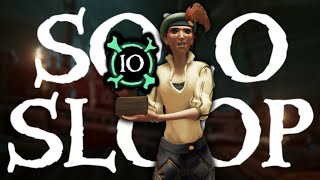 Playing solo sloop on my Peak  GER Sea of Thieves HG [upl. by Anawik]