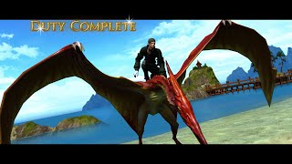 Getting Pteradodon Mount for Ishgardian Restoration in Final Fantasy XIV  Diadem Tips [upl. by Gaughan]