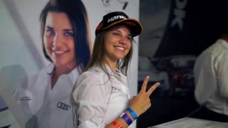 Vivien Keszthelyi by Hankook at DTM Budapest [upl. by Maillliw]