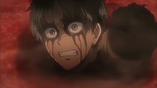 Eren First Transformation  60 FPS [upl. by Asha]