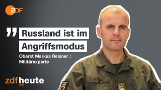 Militärexperte zu Russlands Winteroffensive Ukraine deutlich in der Defensive  ZDFheute live [upl. by Rumney243]