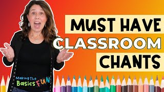 10 Classroom Songs amp Chants For Fast and Fun Classroom Transitions and Routines [upl. by Ayanaj]