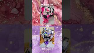 BLACKPINK VS BTS ARMY💗🖤💜creativealiah subscribe like shorts lisaandlena [upl. by Casandra]