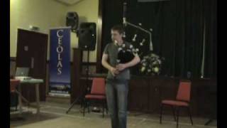 Piping in South Uist Seonaidh MacIntyre at Ceolas [upl. by Elagibba]