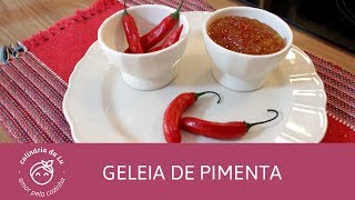 Geleia de Pimenta  Culinária da Lu [upl. by Sudnac928]