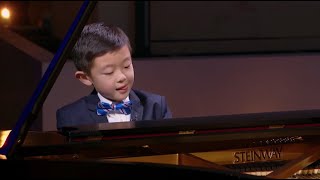 Chopin Minute Waltz Op 64 No 1 in DFlat Major by Piano Prodigy William Zhang 7 Yrs Old  Part 4 [upl. by Jarv]