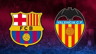 VALENCIA vs FC BARCELONA  LaLiga 2425 at Mestalla Full Match Lewandowski amp Ter Stegen 4K FC24 [upl. by Birkett]