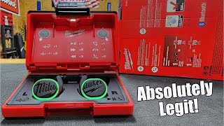 Milwaukee REDLITHIUM USB Bluetooth Jobsite Ear Buds Full Indepth Review [upl. by Tabbatha]