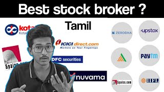 Best stock broker in india tamil stockmarkettamil bestbroker [upl. by Aicilanna]