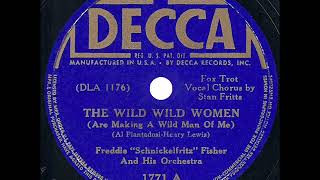 1938 Freddie “Schnickelfritz” Fisher  The Wild Wild Women Stan Fritts vocal [upl. by Okajima533]