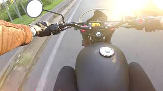 Verve Moto Tracker 125 Test PURE SOUND [upl. by Mcginnis]