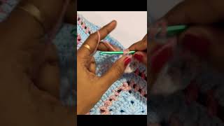 HOW TO START RIBBING IN COLLARcrochet short shorts croche shortsfeed shortsviral [upl. by Gena]