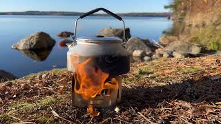 Bushcraft Essentials Bushbox Ultralight as a Twig Stove [upl. by Salamanca872]