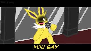 FNF Silly Billy quotLyrics Partquot Jolteon  Pokemon Animation [upl. by Mario460]