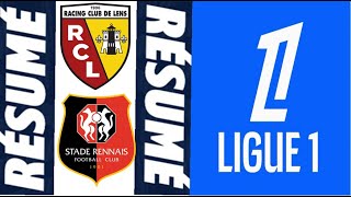 Stade Rennais 11 RC Lens Résumé du match  Ligue 1 20242025 [upl. by Hewes]