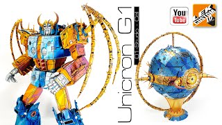 Custom celshaded Transformers Unicron G1 01Studio  Cell by LEK custom Toys 2020 [upl. by Kym582]