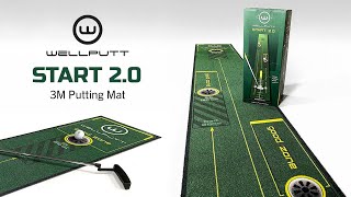 Wellputt Start 20  3M Putting Mat FEATURES [upl. by Ardnuahsal]