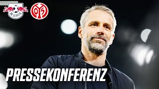 quotHatten genug Torchancen um das Spiel zu entscheidenquot  PK nach RB Leipzig  Mainz  Bundesliga [upl. by Idel87]