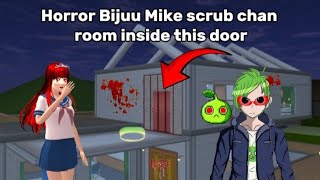 Theres a horror Bijuu Mike رعب بيجو مايك سكراب تشان Secret room inside  Sakura School Simulator Ph [upl. by Blainey356]