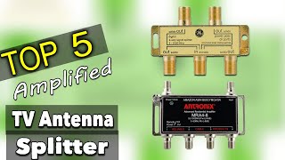 Best Amplified Tv Antenna Splitter [upl. by Nekcarb]