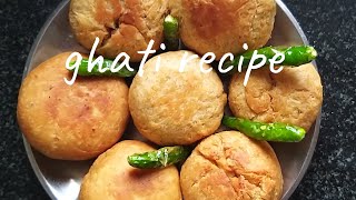 हलवाई जैसी घाटी घर पर बनाएं  Ghati recipe How to make Ghati [upl. by Acassej]