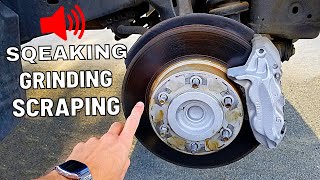 Car Brakes Making Noise 🙉 Squeaking Grinding Scraping  How To Fix Each Problem [upl. by Morry961]