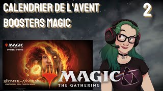 2 Booster Le Seigneur des Anneaux  Calendrier de lAvent Magic The Gathering 2023 [upl. by Odilo]