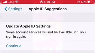 Fix” Update Apple ID Settings Some Account Require You To Sign In Again [upl. by Winne]