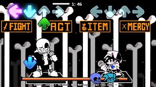 FNF  Skeleton Bros V2 FanRestored DEMO [upl. by Assilla]