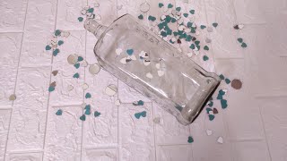 How To Do Mosaic Art Mosaic Bottle Art Mirrors Mosaic Art Vibhas Craft Zone Bottle Painting [upl. by Hanah]