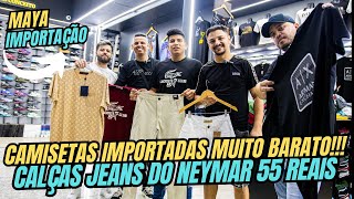 🔥 FORNECEDOR DE CAMISETAS IMPORTADAS E CALÇAS JEANS JOGADOR DA MELHOR QUALIDADE brás calças jeans [upl. by Isabel]