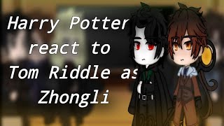 RusEng  Harry Potter react to Tom as Zhongli  AU  2X [upl. by Norahc]