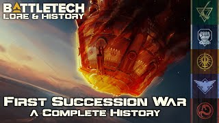 BattleTech Lore amp History  First Succession War A Complete 35 Year History MechWarrior Lore [upl. by Prendergast605]