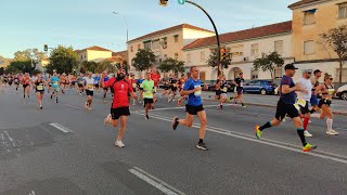 XIII Maratón de Málaga 2023 Tods corredores a su paso por el Km 45 [upl. by Betthezul287]