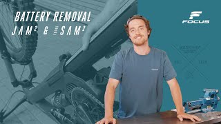 EASY battery removal amp installation  FOCUS SAM² amp JAM²  FOCUS Bikes [upl. by Olgnaed937]