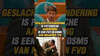 GESLACHTSVERANDERING IS PSYCHISCHE AANDOENING IS EEN FEIT IN DSM5 VAN MEIJEREN FVD vanmeijeren fvd [upl. by Durnan379]