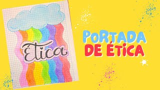 Portada para cuadernos  Ética [upl. by Hatnamas]