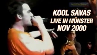 King Kool Savas  17112000  Live im Dockland Münster [upl. by Niwroc]