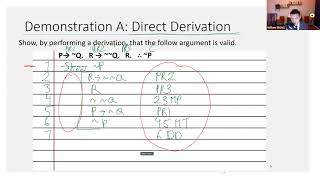 How to Do a Direct Derivation Sentential Logic [upl. by Trudnak]