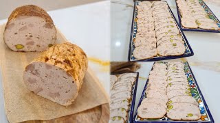 La meilleure recette de Mortadelle maison  Astuce et secret comme chez le boucher  thermomix [upl. by Romilda]