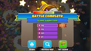 Boss Rush Island 5  118 kills Dreadbloon  Underground  BTD 6 [upl. by Asirrac44]