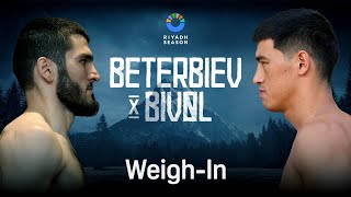 LIVE Dmitry Bivol vs Artur Beterbiev  WeighIn  DAZN [upl. by Salaidh]